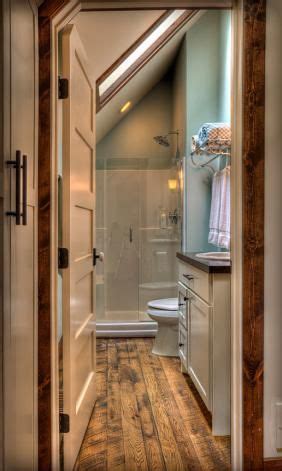 Be sure to use appropriate paint in a scheme like this, though, as splashes are inevitable. Land's End Development | Attic Bathroom Ideas Slanted Ceiling | Loft Bathroom | Bathroom ...