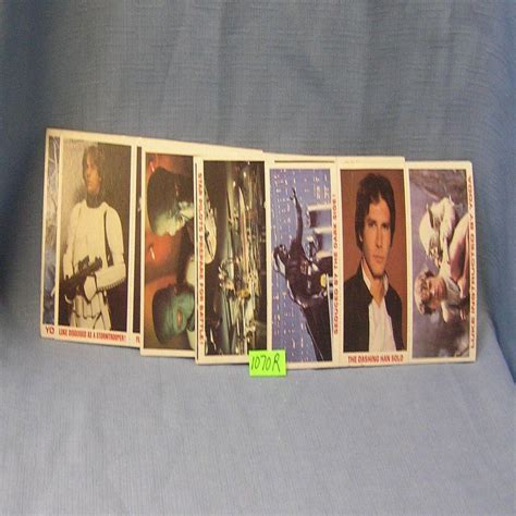 We did not find results for: Sold Price: MINT STAR WARS 36 CARD SET OF COLLECTOR CARDS - July 2, 0120 11:30 PM EDT