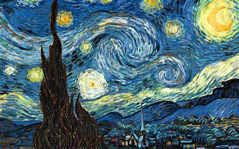 Nonreflective acrylic polymer coating protects the image. Vincent Van Gogh the Starry Night Desktop Wallpapers - Top ...