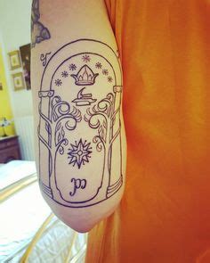 Mines of moria door tattoo. My Mines of Moria/ Doors of Durin tattoo | Tattoos!!! | Tattoos, Lotr tattoo, Ring tattoos