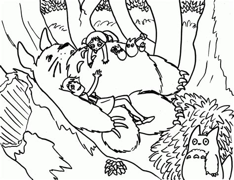 As the story opens, their father is driving them to their new house, near a. My Neighbor Totoro Coloring Pages - Coloring Home