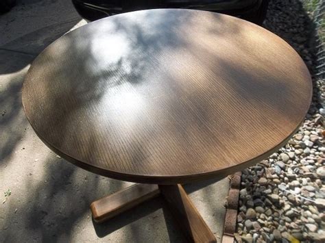 A dining table can finish off a room beautifully creating a focal point and a great hub for gatherings and entertainment. Custom Solid Oak 36" Round Dining Table by NORTH LODGE ...