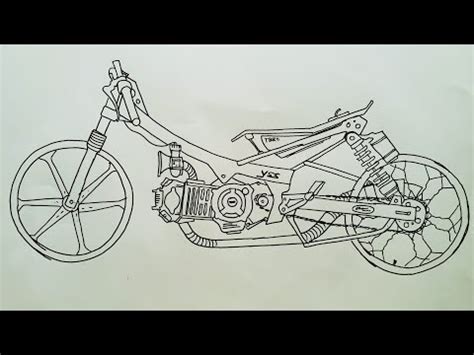 Ini sketsa motor karya yanif evan dari powerplant motorcycles berdesain cafe racer yang akan dikompetisikan di ajang powerplant motorcycles challenge! Sketsa Motor Balap - Ninja Sketsa Gambar Motor Drag ...