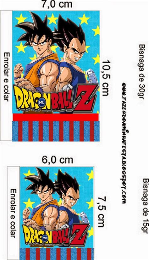 View the online menu of soupa saiyan and other restaurants in orlando, florida. Dragon Ball Z: Free Printable Candy Bar Labels. in 2020 | Dragon ball z, Dragon ball, Dragon