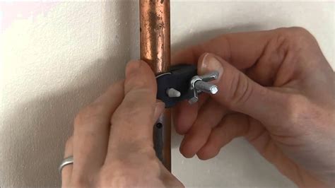 How to fix a water pipe. Water pipe repair kit, Fix a Leak pipe mend, Burst pipe ...