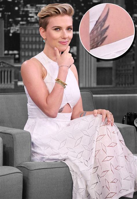 The actress, 27, has a new tattoo tribute to the big apple on her wrist. Scarlett Johansson Reveals Secret Tattoo in White Dress