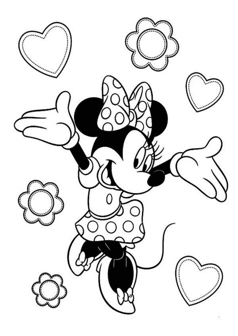 100+ mickey mouse coloring pages! I Love Volleyball Coloring Pages | Minnie Mouse, : Minnie ...