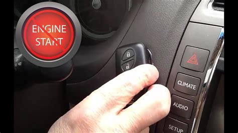 You can keep the emergency key with you do not press the accelerator. Start any push button start car with a dead key fob or smart key battery. - YouTube