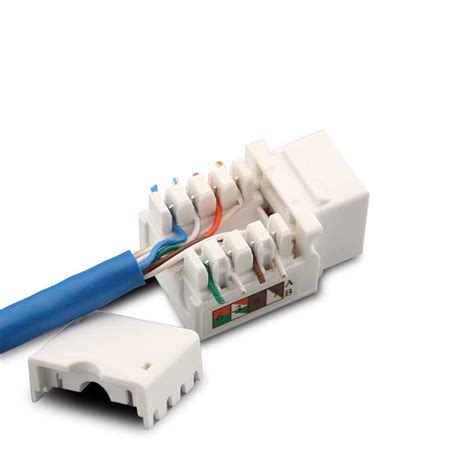 Once all the wires are laid down, your keystone jack should look like this. BF_2087 Ethernet Connections Wiring Wiring Diagram