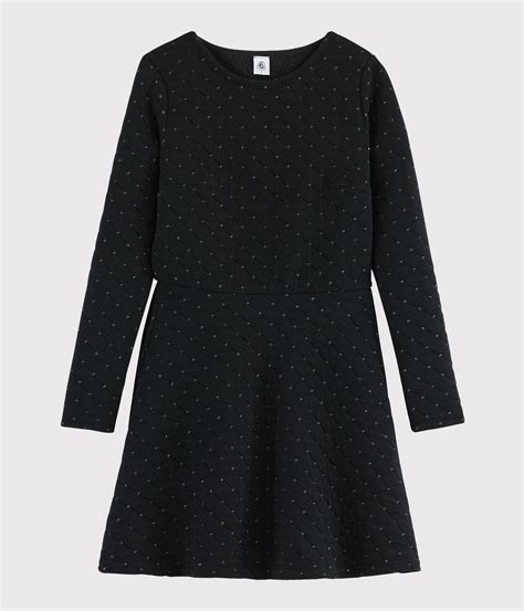 Robe courte en crêpe imprimé. Robe Femme | Petit Bateau