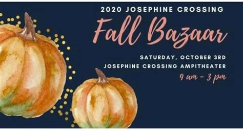 Nestled by the banks of the yellowstone river in billings, montana, josephine crossing is the only neighborhood with access to miles of river trails for walking the dog or riding bikes. 2020 Josephine Crossing Fall Bazaar