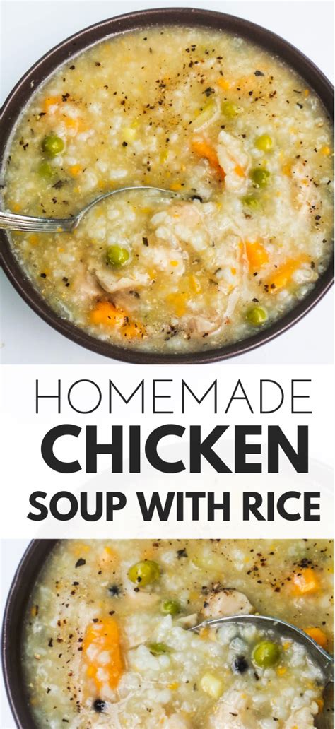 Homemade chicken and rice soup. 30-Minute Homemade Chicken Soup With Rice | Recipe (With ...