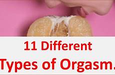 types orgasms different