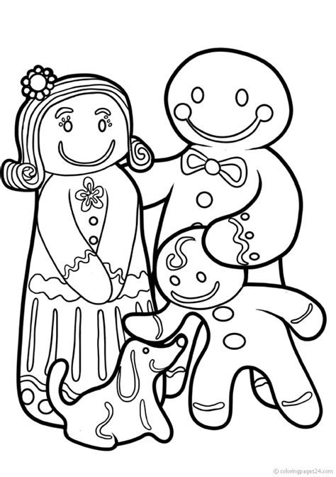 Printable gingerbread house draw so cute coloring page. Gingerbread Man: Coloring Pages & Books - 100% FREE and ...