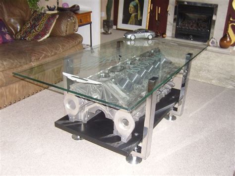 This exquisite coffee table accomplishes that feat and is perfectly suited for a living room or office. Aston Martin V12 coffee table number 2 Brand new block ...