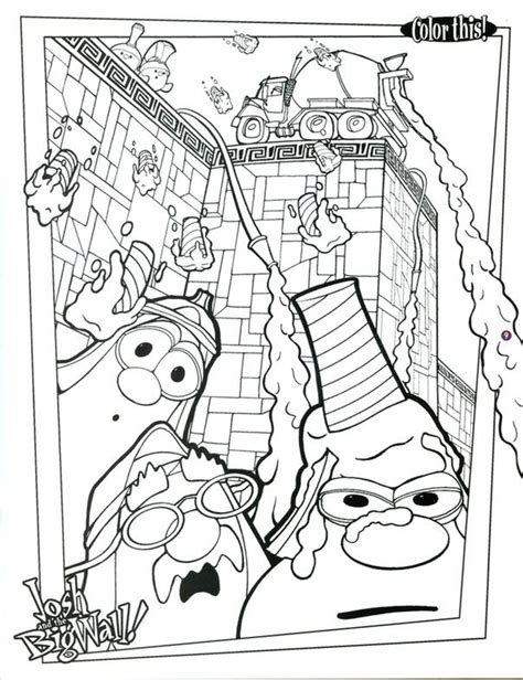 Enjoy this relaxing 5 minute video for kids (or big kids!) as we colour in. Gallery For > Josh And The Big Wall Coloring Page ...