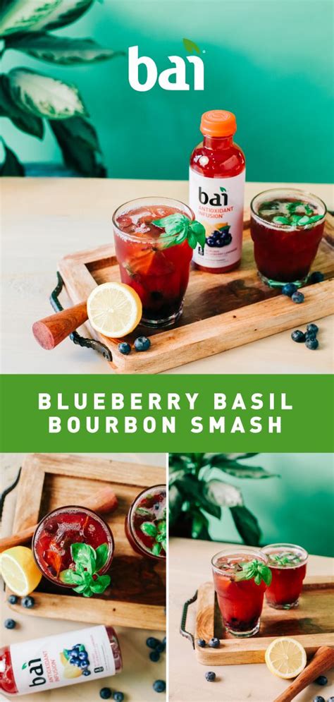 Occasional drinks with friends and family is a wonderful. Blueberry Basil Bourbon Smash | Fancy drinks alcohol, Mixed drinks recipes, Low carb cocktails