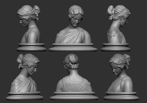 Discover and download thousands of 3d models from games, cultural heritage, architecture, design and more. Bust of a Woman printable 3D Model 3D printable STL ...