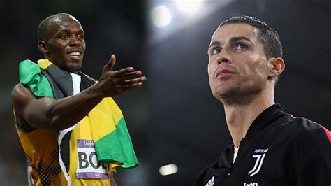 Usain saint leo bolt is a jamaican sprinter. Cristiano Ronaldo is definitely faster than me right now ...