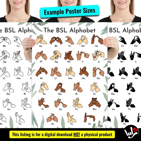 Learn how to sign in to your at&t account. BSL Sign Language Alphabet Charts BSL ABCs Sign Language | Etsy