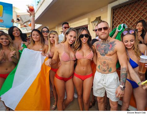 Jasmine tame strip club gang bang party! Conor McGregor - Limps Into Vegas Pool Party (VIDEO ...