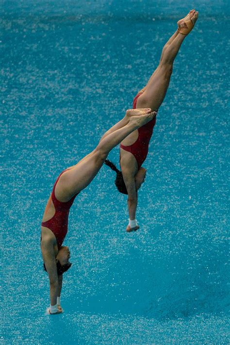 China's 施廷懋 (shī tíngmào) & 昌雅妮 (chāng yǎnī) won gold in women's 3m springboard synchro final at the 17th fina world aquatics championships in duna aréna in budapest. 吳敏霞施廷懋三米板揚威 - 澳門力報官網