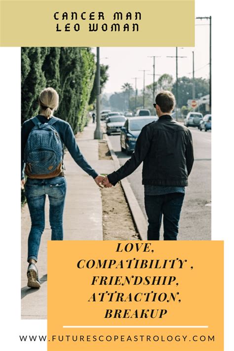 These are both sincere lovers and will give their all into making a relationship work. Cancer Man and Leo Woman: Love, Compatibility, Friendship ...