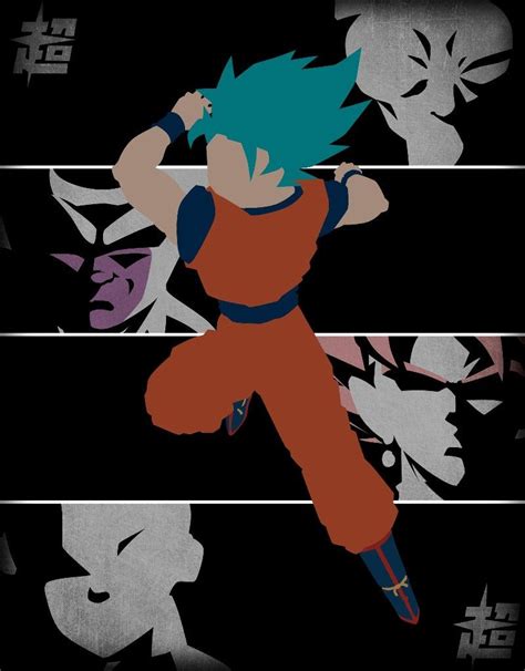 Dragon ball gt dragon ball image cute anime pics anime love goten y trunks cute dragons funny images fan art character design. Dragon Ball Super - Minimalist Poster by Horira21 en 2020