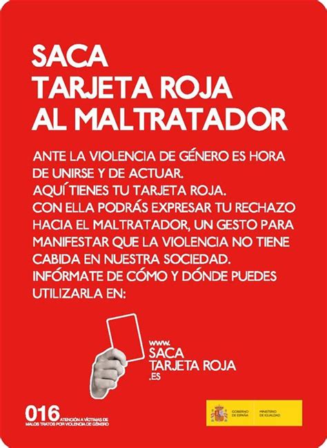 Tarjeta roja tv, pirlotv, partido en vivo, rojadirecta, tarjeta roja, elitegol, vipgoal, tarjetarojaonline, roja directa online, rojadirecta.me. Tarjeta roja al maltratador | Blog: Viéndolas venir ...