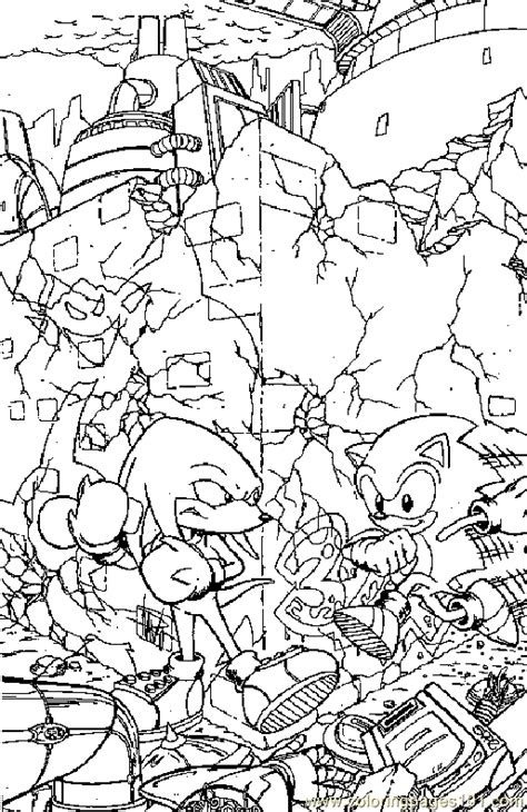 Sonic The Hedgehog Coloring Page 09 Coloring Page - Free ...