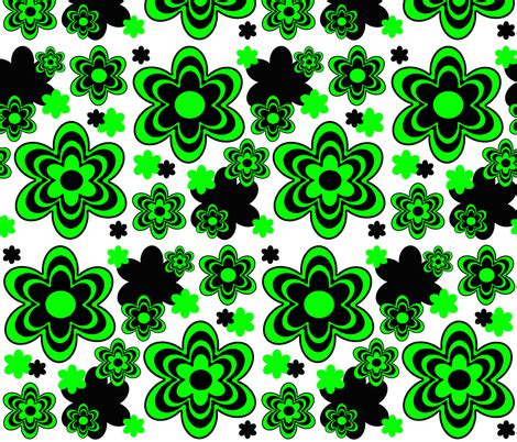 Shop our range of dresses at myer. Lime Mint Green Abstract Flower Floral Pattern fabric ...