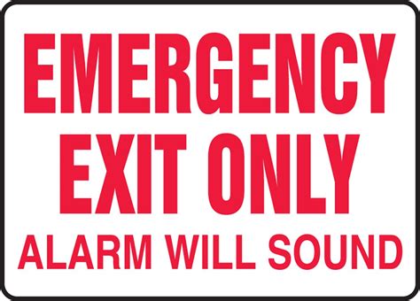 A wide variety of emergency exit alarm options are available to you, such as usage, use, and material. Cheap Emergency Exit Safety Signs, find Emergency Exit ...