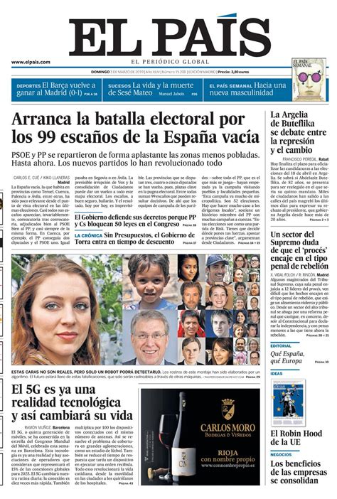 Presidente, iván duque —le dijo el senador carlos felipe mejía—, insisto: Portada de EL PAÍS del 03-03-2019