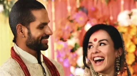 Ayesha dhawan, shikhar dhawan's wife, is an amateur kickboxer. Shikhar Dhawan posts lovely message for wife Ayesha on 5th ...