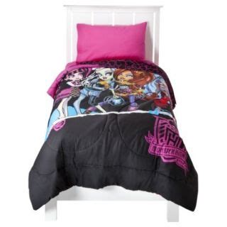High quality 100% cotton fabric. New Monster High Twin Bedding Set Reversible Comforter ...