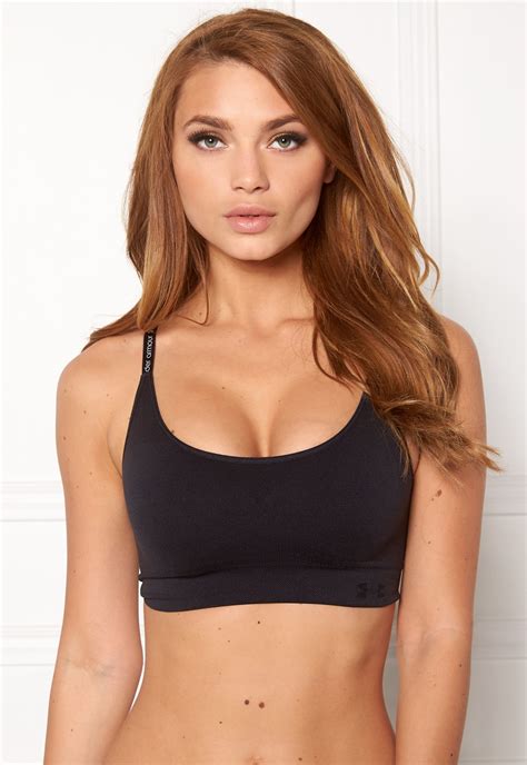 Under armour's latest sports bra campaign is designed to empower women. Under Armour Seamless Sport Bra Black - Bubbleroom