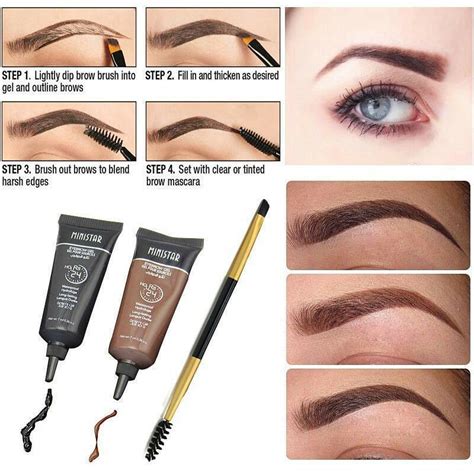 A great eyebrow day can require patience, time, and lots of brow makeup application skill. 2pc Brown Waterproof Tint Eyebrow Henna With Mascara ...