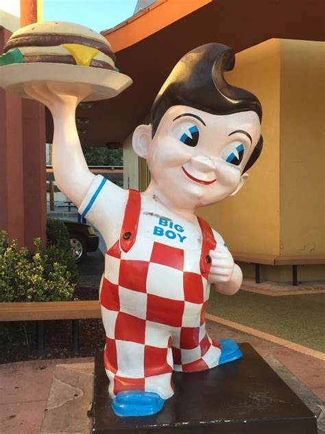 I found this while digging through another box full of stuff. Bob's Big Boy Statue in front of doorway | Big boy ...