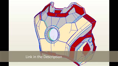 How to make iron man *according to viewers, always a small resistor before the led or they will burn up soon items: Iron Man MARK XLII (42) Chest Download Pepakura - YouTube