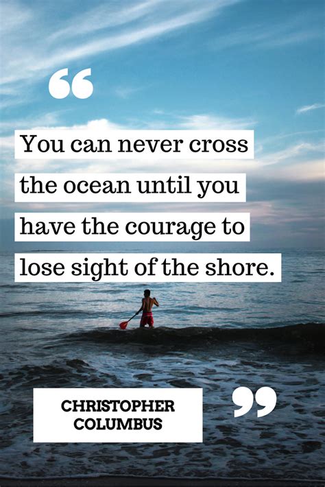 We don't know when or if this item will be back in stock. You can never cross the ocean until #inspirational | Ocean quotes, Empowering quotes inspiration ...