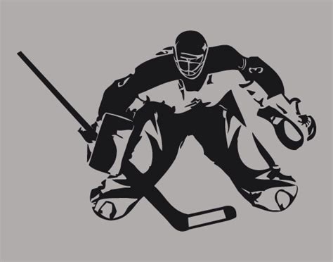 Online shop für eishockeyartikel, broomball & floorball. Bestellen Sie das Wandtattoo Eishockeytorwart unglaublich ...