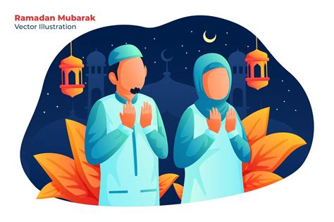 Ramadan Mubarak -Vector Illustration | Vector illustration ...