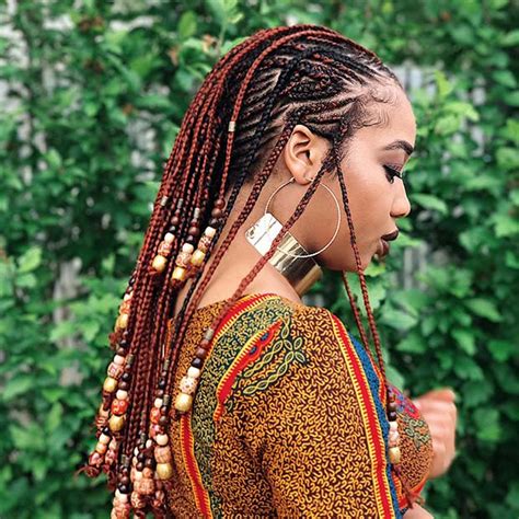 They don't go out of style and they're very one or two braided strands from the back to the front are also hanging loose on each side of the here's an example of incredible black fulani braids adorned with beads. 43 Trendy Ways to Rock African Braids | Page 2 of 4 | StayGlam