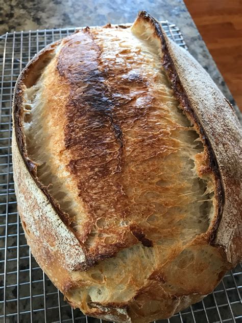 Bakery quality sourdough bread easily made in your dutch oven at home. Homemade Artisan bread made with sourdough starter and ...