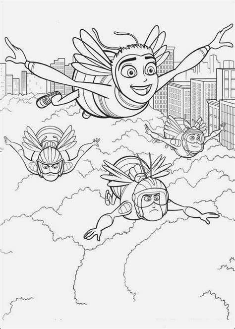 Touch device users, explore by touch or with swipe gestures. Fun Coloring Pages: Bee Movie Coloring Pages