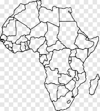 The african continent is commonly divided into five subregions: Blank World Map - Africa Political Map Without Names, HD Png Download - 563x618 (#10824475) PNG ...