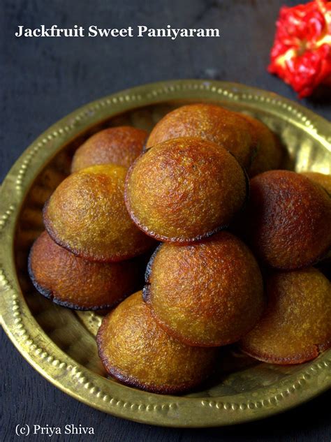 As we used to gobble it when amma makes it. Chakka Nei Appam - Jackfruit Sweet Paniyaram By Priya ...