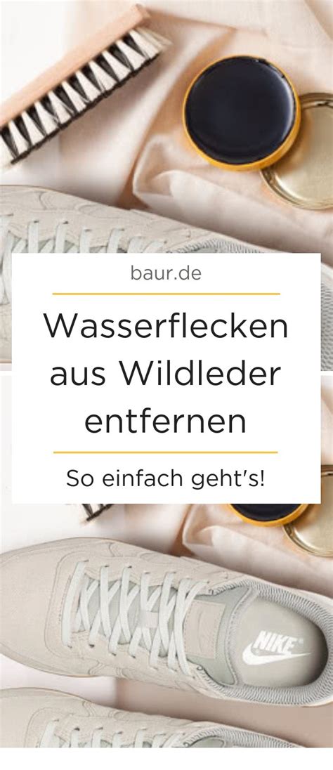 Unter mitarbeit der wikihow staff. Wasserflecken aus Wildleder entfernen - so geht's! # ...