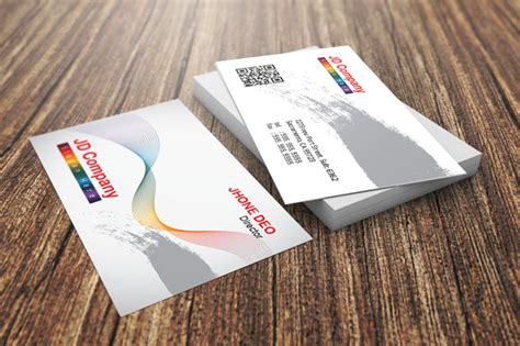 Visiting card maker with photo allows you to resize photos, create logo, qr code. Visiting Card Models For Construction Company » Designtube ...