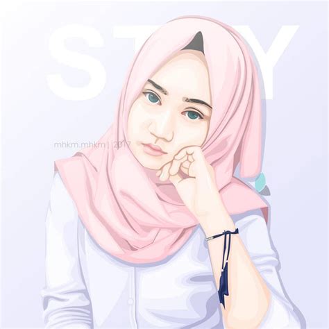 Wanita berhijab ini bikin komikus jepang kesengsem tribunnews bogor. Vct Hijab by mhkmstudio | Gambar manga, Tato wajah
